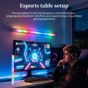 Wireless RGB LED Light Bar mit Bewegungsmelder – Kabellose Magnetleuchte mit 5 Lichtmodi, Akku & USB-C | Für Gaming, Schrank & Ambiente