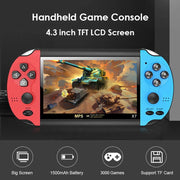 Retro Handheld Gaming-Konsole – Tragbare Mini Spielekonsole für klassische Arcade-Games & Gaming unterwegs