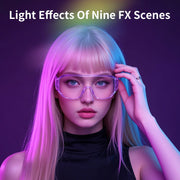 Desiontal RGB LED Videoleuchte – 360° Full-Color Kamera-Licht mit Akku & Fernbedienung | 2700–6500 K, 0–100 % dimmbar | Für Fotografie, TikTok, YouTube & Streaming