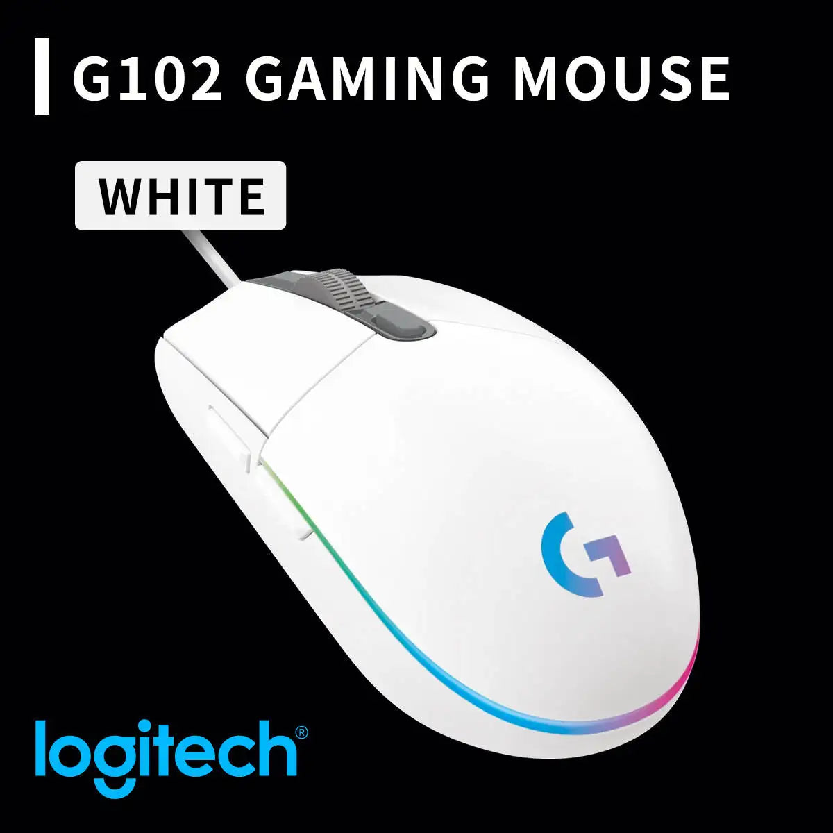 Logitech Gaming Maus HERO Sensor RGB für Gamer