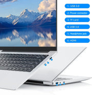 FUCHU 14,1"Zoll Full-HD Business Laptop – Intel Core i7-8650U | 12 GB RAM | bis 2 TB SSD | Windows 11 | Wi-Fi 6 & IPS-Display