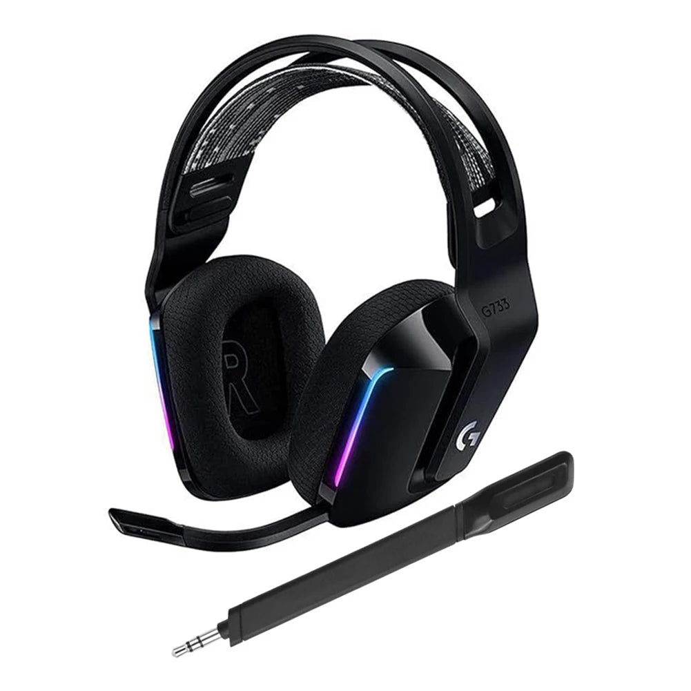 Ersatzmikrofon für Logitech G733 – Abnehmbares Gaming-Headset Mikrofon mit 3,5-mm-Anschluss | Leichtes Replacement Mic in Schwarz