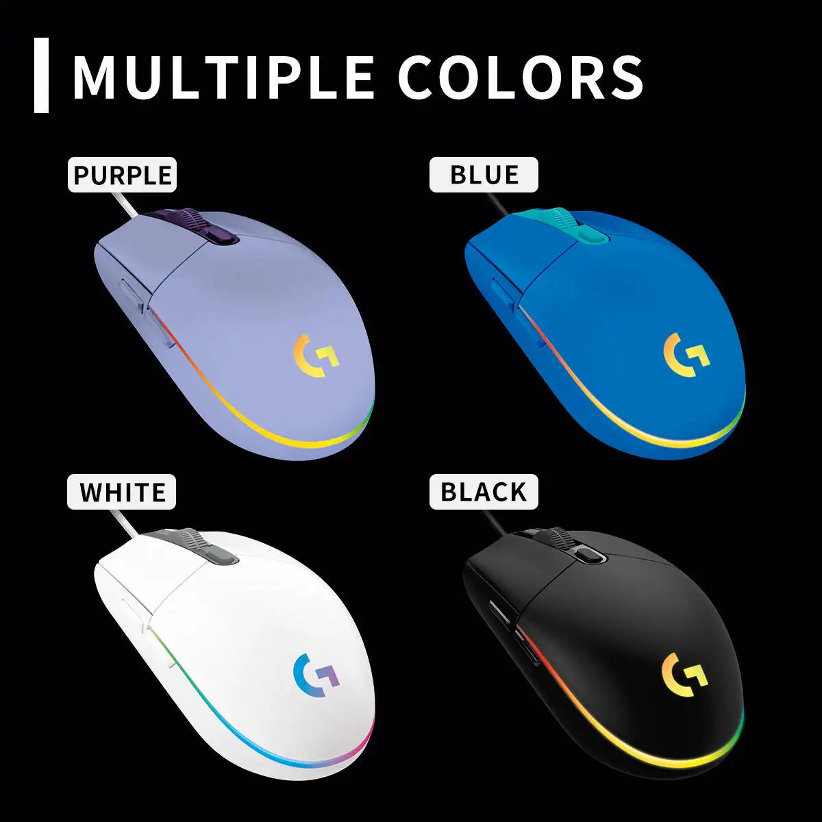 Logitech Gaming Maus HERO Sensor RGB für Gamer