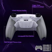 eXtremeRate RISE4 Plus MAX Upgrade-Kit für PS5 Controller BDM-060 – 4 Rücktasten, Clicky Trigger Stops & Anti-Rutsch-Grip
