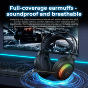 Acer OHW303 RGB Gaming-Headset – Kabelgebundene Kopfhörer mit Mikrofon, RGB-Beleuchtung & komfortablen Ohrpolstern | Gaming-Headset für PC