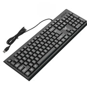 RGB Gaming Keyboard – 104 Tasten, mechanisches Tippgefühl & farbenfrohe Beleuchtung | Kabelgebunden für PC & Laptop