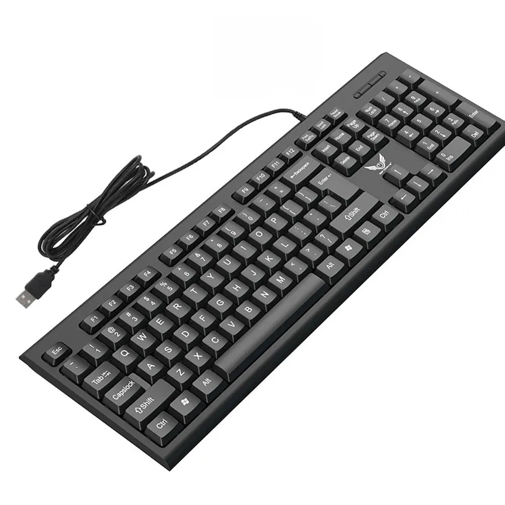 RGB Gaming Keyboard – 104 Tasten, mechanisches Tippgefühl & farbenfrohe Beleuchtung | Kabelgebunden für PC & Laptop