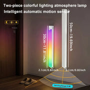 RGB Ambient Light Bar mit Akku – Dynamische Rainbow LED-Leuchte mit Farbverlauf & Running-Light-Effekt | Gaming-Beleuchtung für Schreibtisch, Wohnzimmer & Schlafzimmer