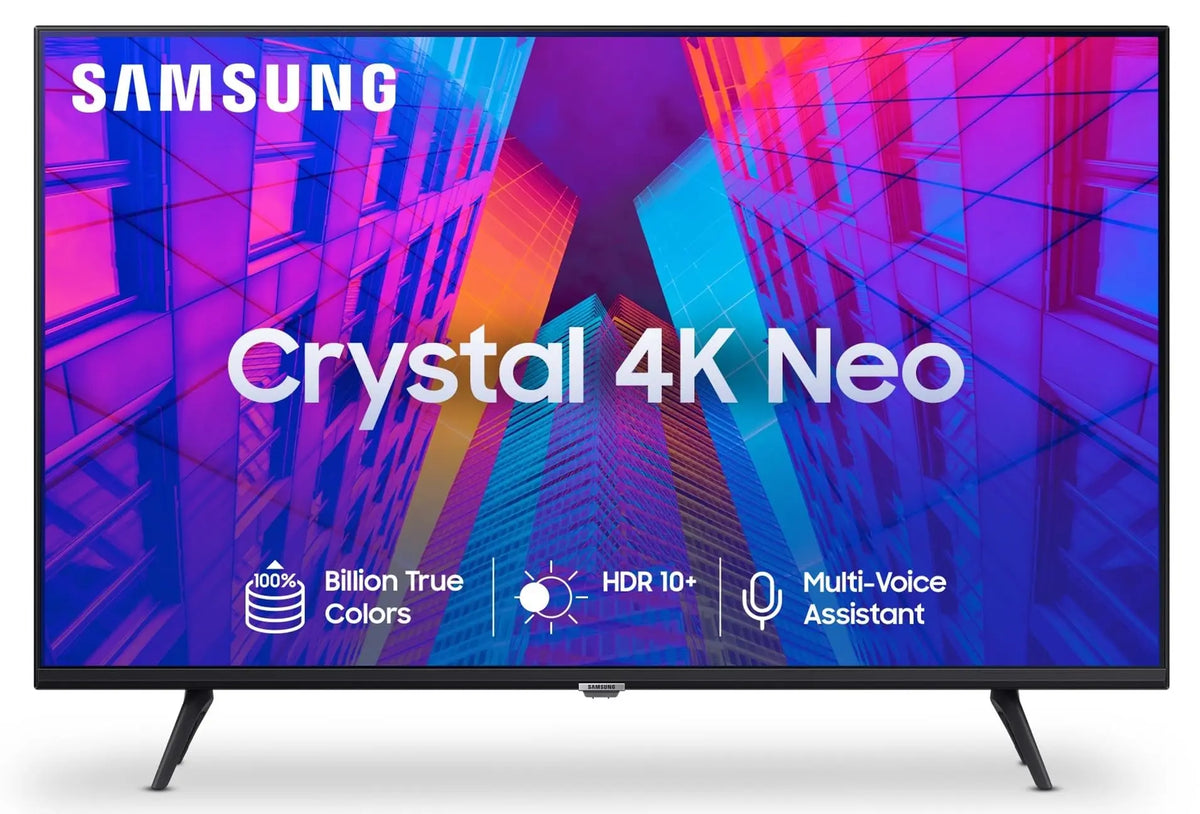 Samsung 43" Crystal UHD 4K Smart TV – HDR10+ | Crystal Processor 4K | Tizen OS | Dolby Audio | WiFi & Bluetooth 5.2