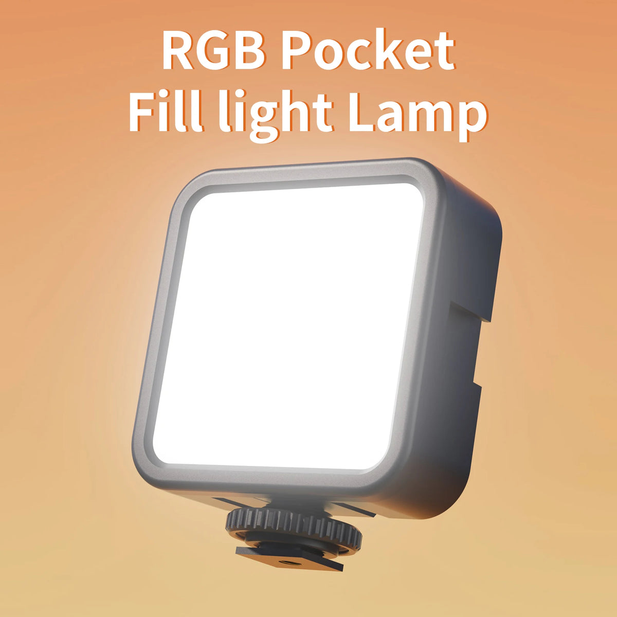Desiontal RGB LED Videoleuchte – 360° Full-Color Kamera-Licht mit Akku & Fernbedienung | 2700–6500 K, 0–100 % dimmbar | Für Fotografie, TikTok, YouTube & Streaming