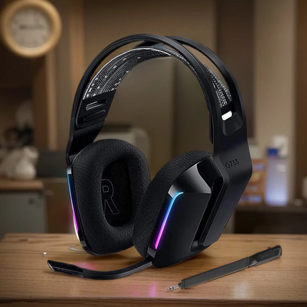 Ersatzmikrofon für Logitech G733 – Abnehmbares Gaming-Headset Mikrofon mit 3,5-mm-Anschluss | Leichtes Replacement Mic in Schwarz