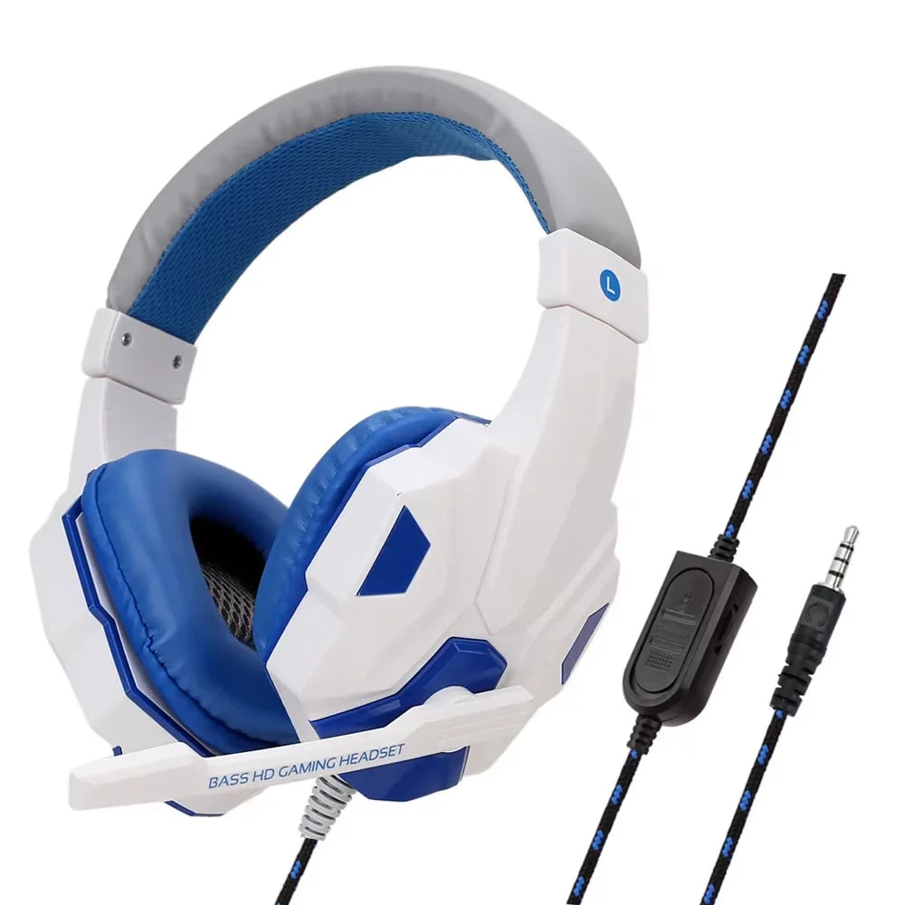 Stereo Gaming-Headset – Kabelgebundene Kopfhörer mit 40-mm-Treibern & 120° verstellbarem Mikrofon | 3,5-mm-Klinke für PC, PS4, PS5, Xbox & Smartphone