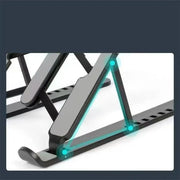 MK Gaming Verstellbarer Laptop-Ständer – Stabiler & Flexibler Notebook-Halter | Platzsparend für Schreibtisch, Homeoffice & Gaming