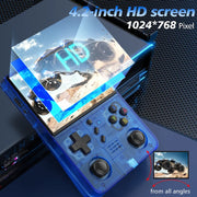 18.000+ Spiele Luxuglow R40XX Pro Max Retro-Handheld – 4,2" IPS-Display | Linux-System | RK3326 Quad-Core | 4500-mAh-Akku | 64/128 GB