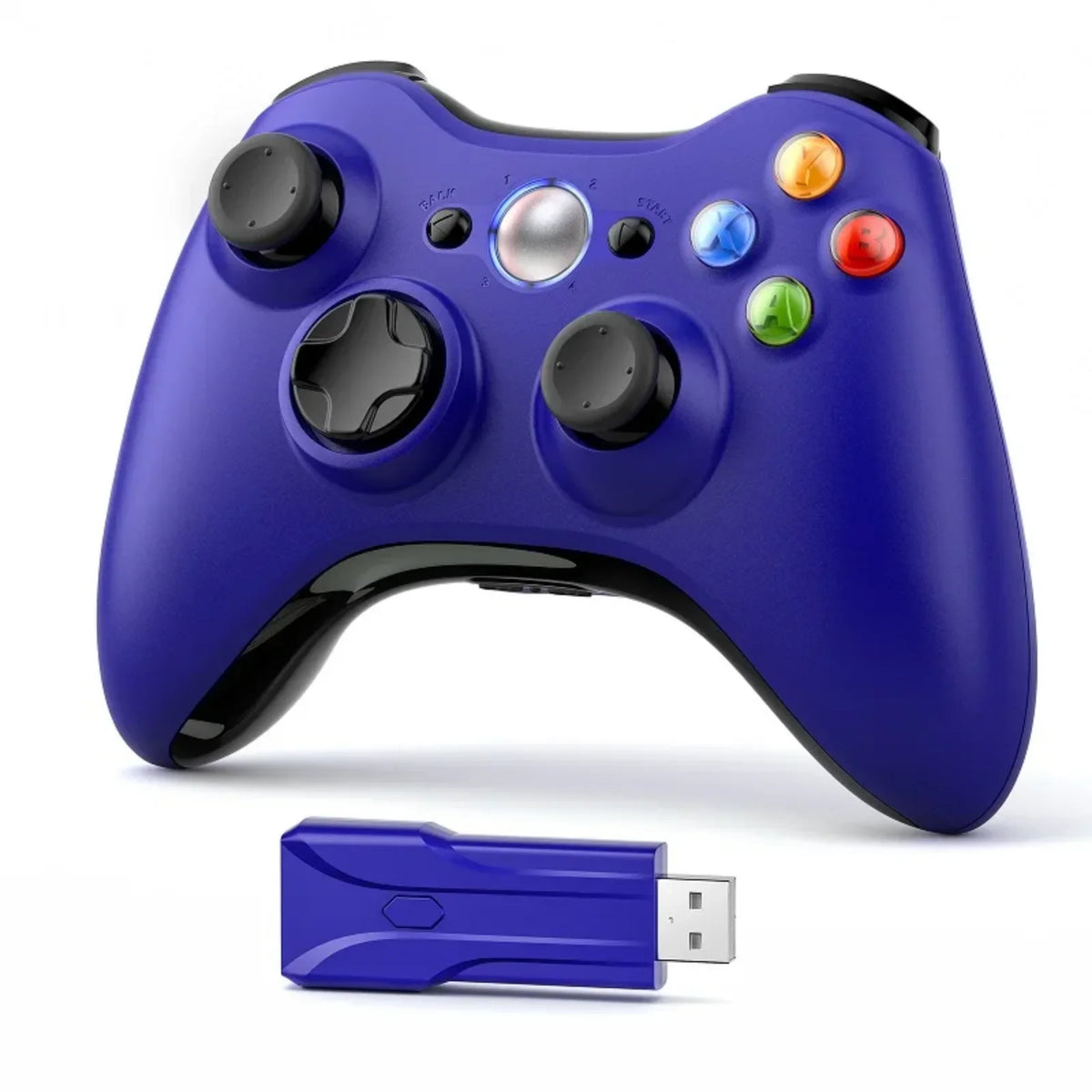 GAMROMBO Gaming Controller – Ergonomisches Gamepad für Xbox 360, Xbox 360 Slim & PC | Kabelgebunden oder Wireless